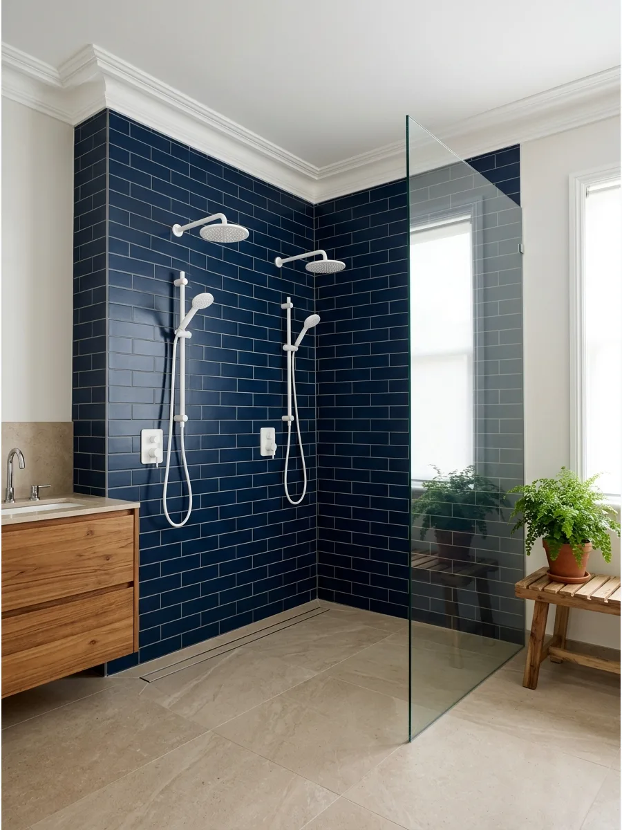 18. Wet Room Two Person Shower