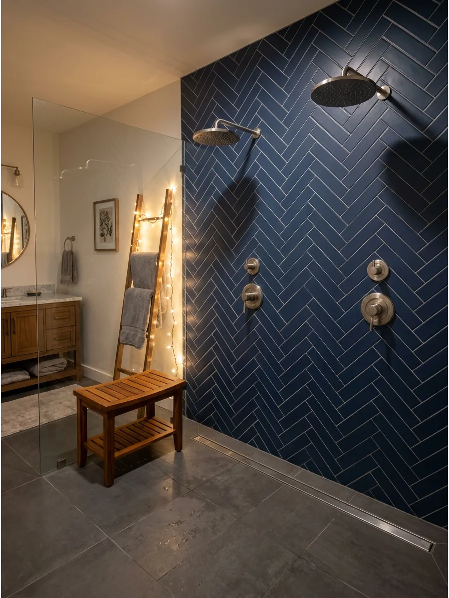 2. Side-by-Side Shower Heads