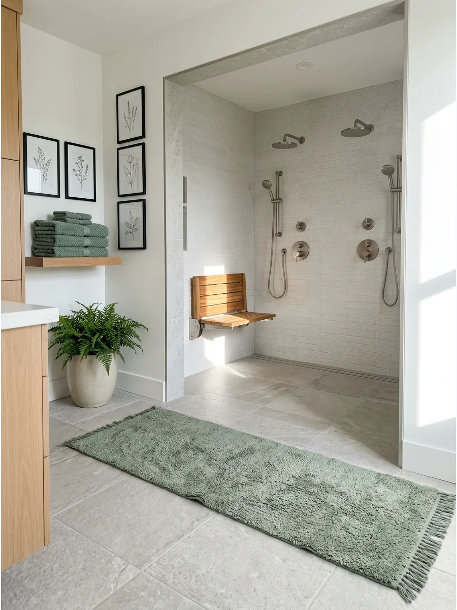 23. Barrier-Free Double Shower