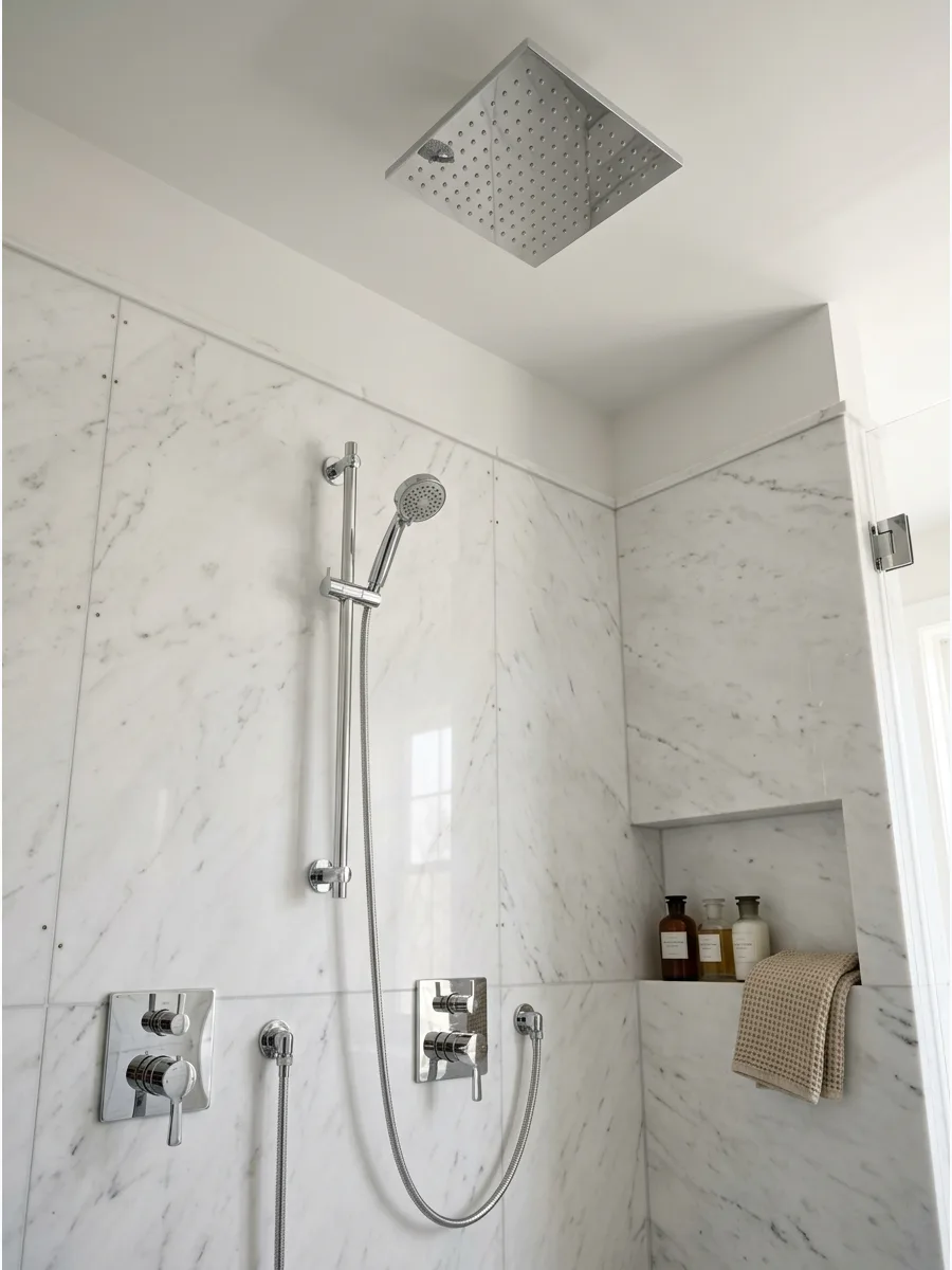 4. Rainfall and Handheld Shower Combo