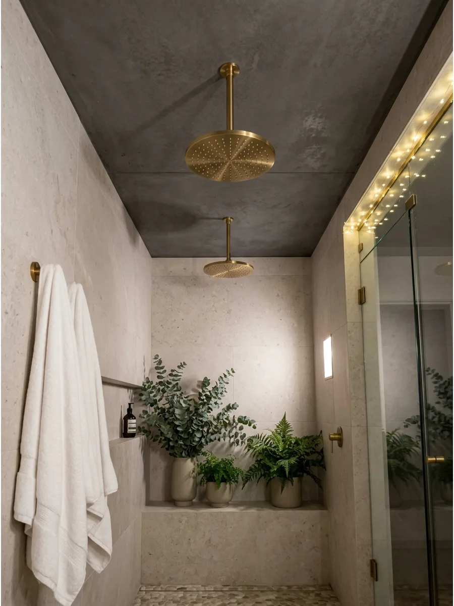 5. Two Rainfall Shower Heads