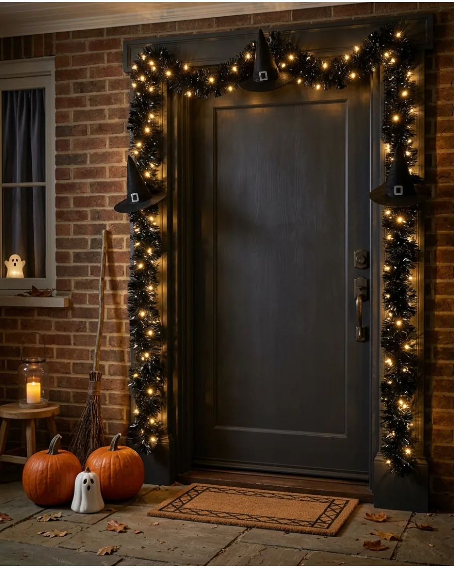 13. Witch Hat Door Garland