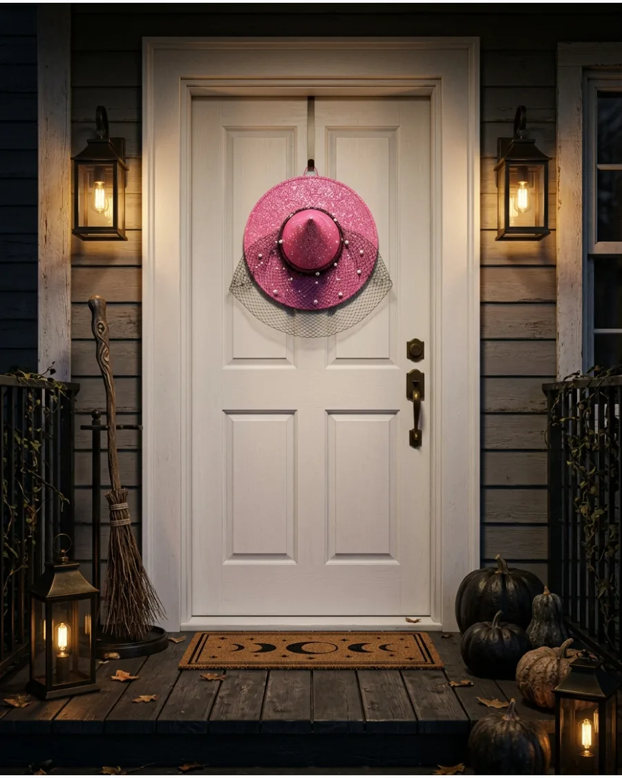 17. Pink Glam Witch Hat