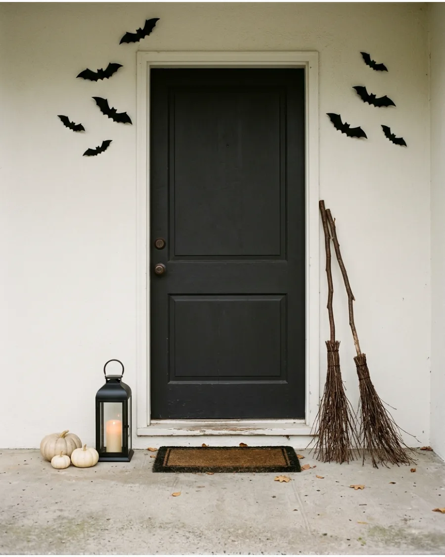 22. Leaning Broom and Lantern Entry