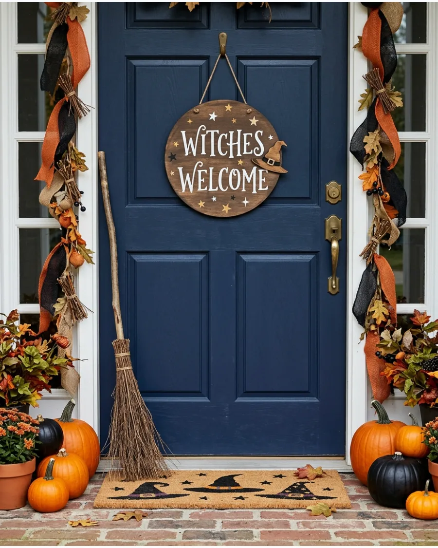 25. Witches Welcome Door Sign