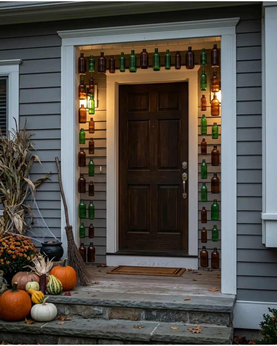 44. Floating Apothecary Bottle Doorway Arch