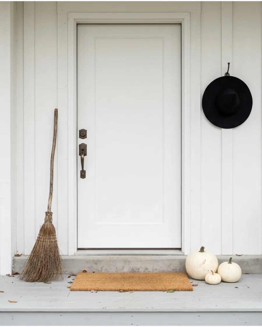 49. Neutral Farmhouse Witch Door