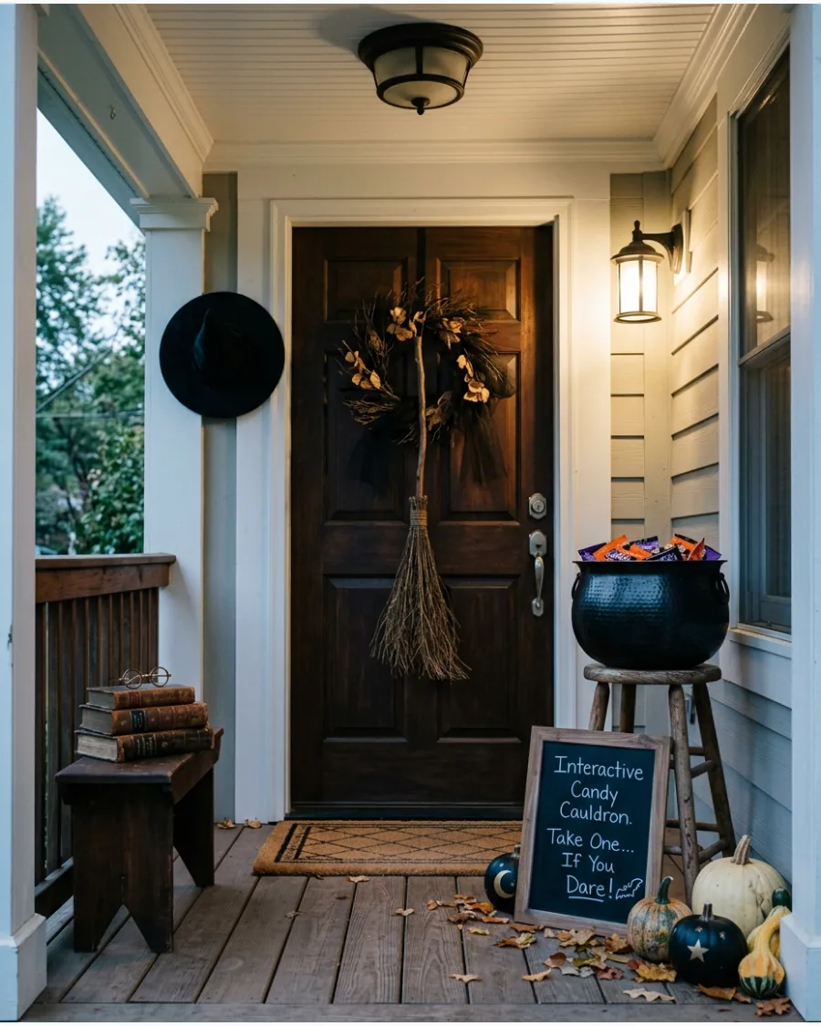 50. Interactive Candy Cauldron Door