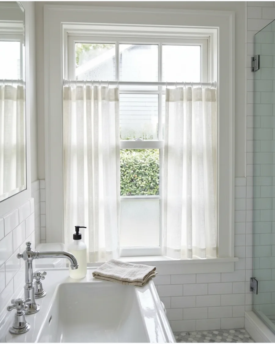 4. Semi-Sheer Privacy Panels