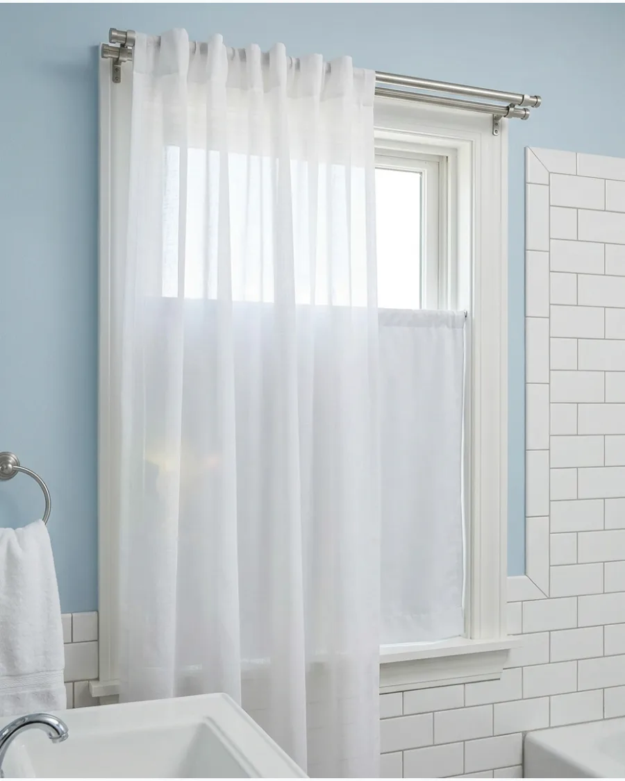 40. Sheer Curtains With a Privacy Lining
