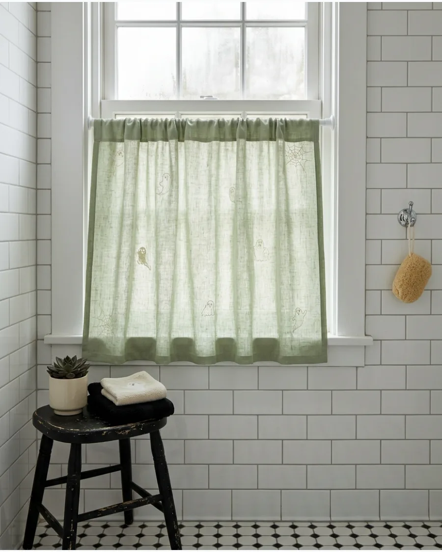 46. Tension-Rod Curtains for Renters