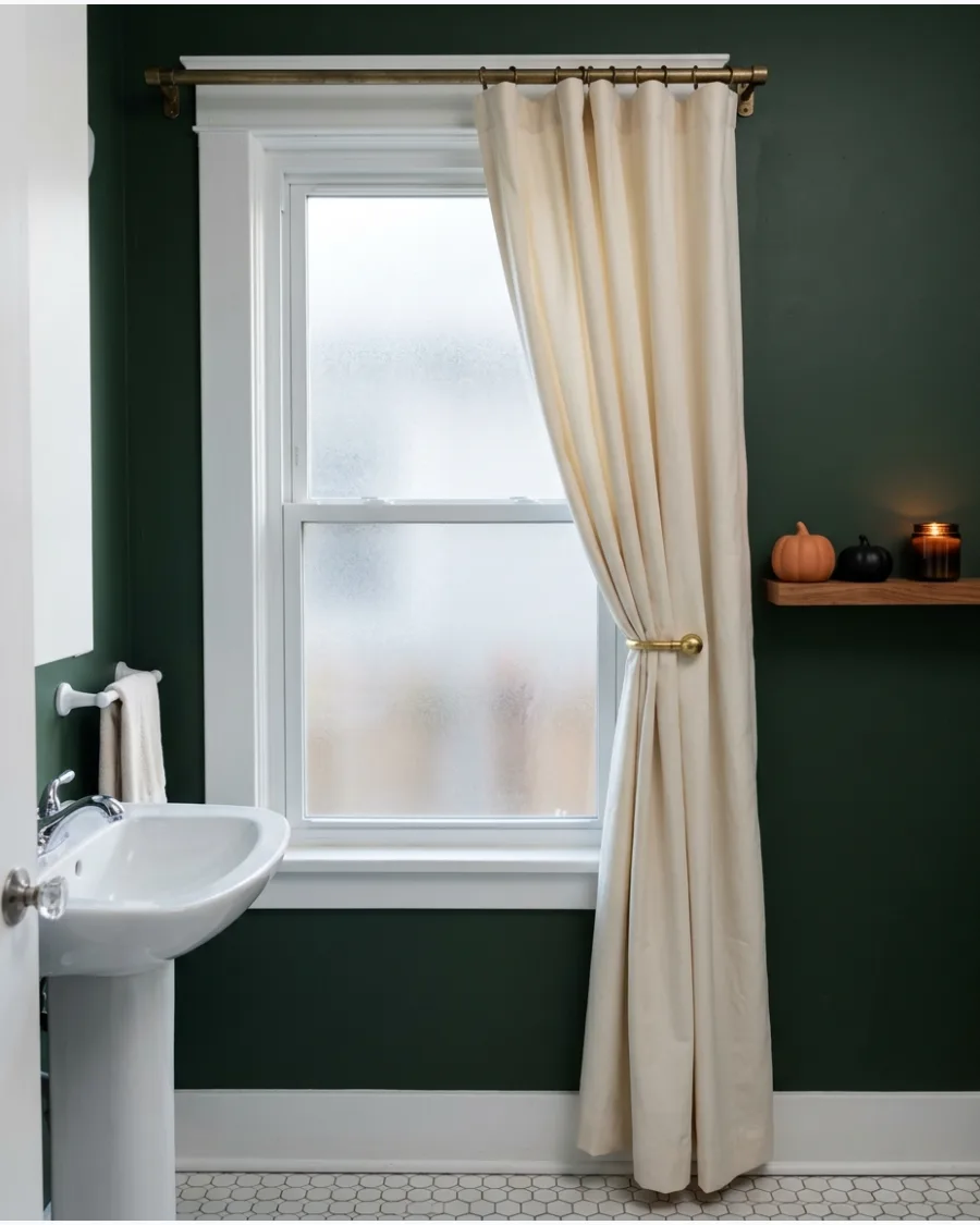 49. Single Curtain for a Narrow Window
