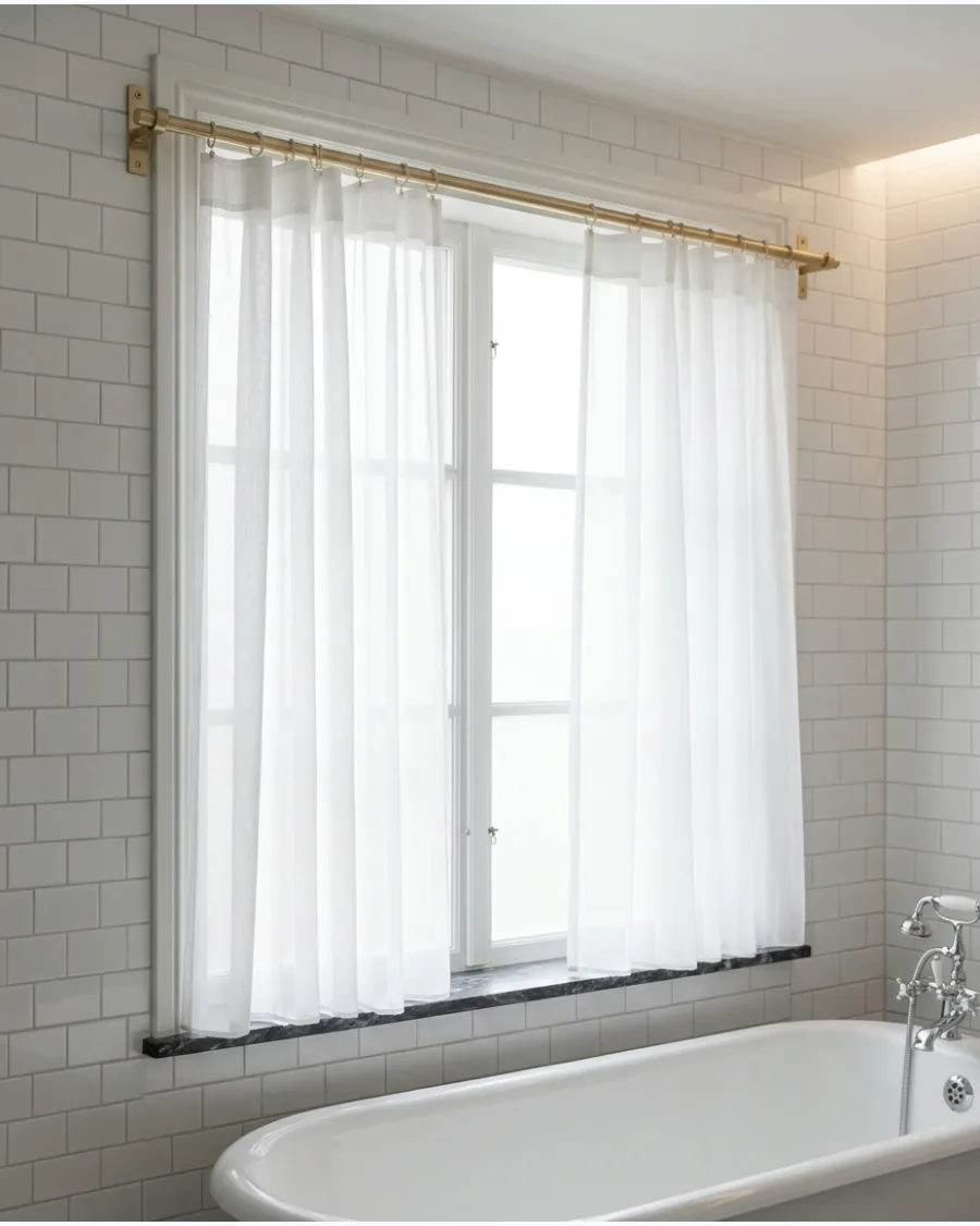 5. Lightweight Voile Curtains