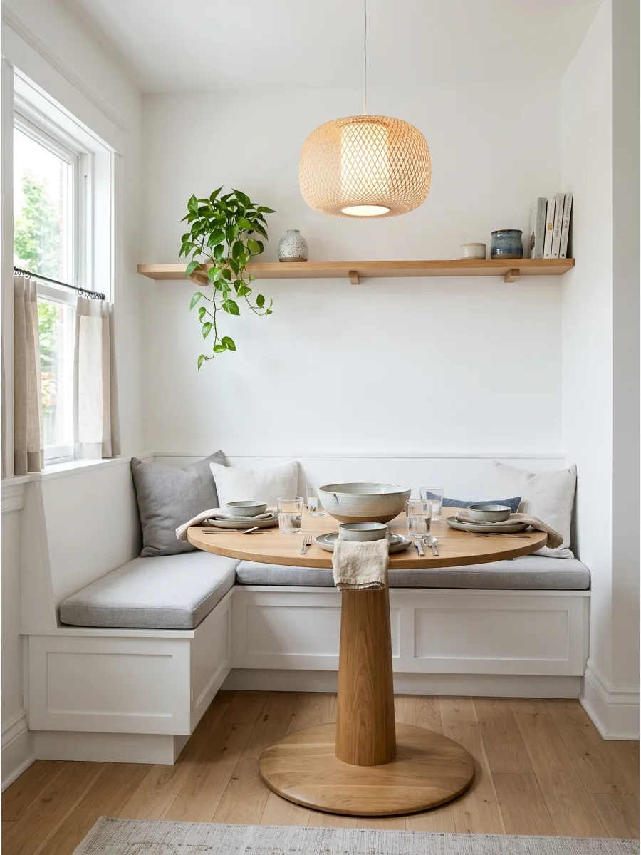 1. Built-In Corner Banquette