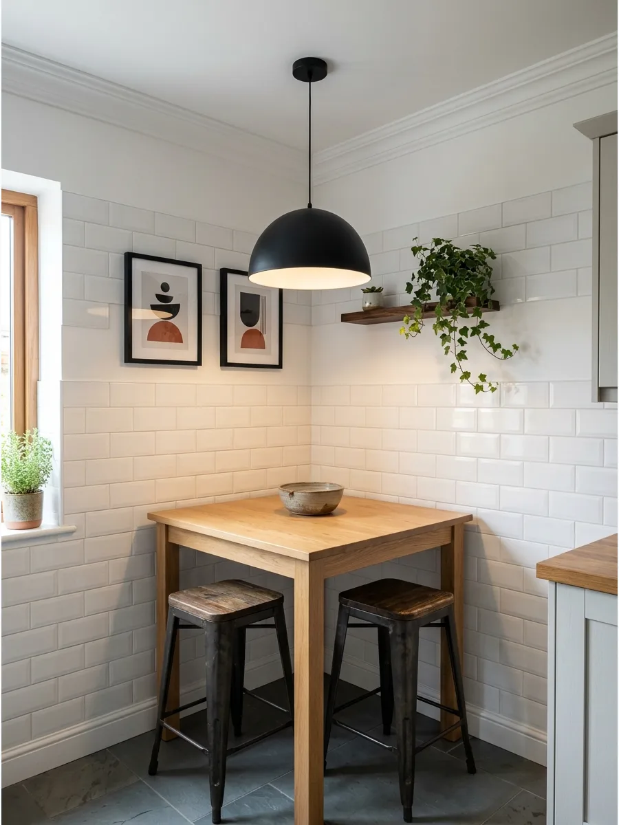 14. Corner Nook With Stools