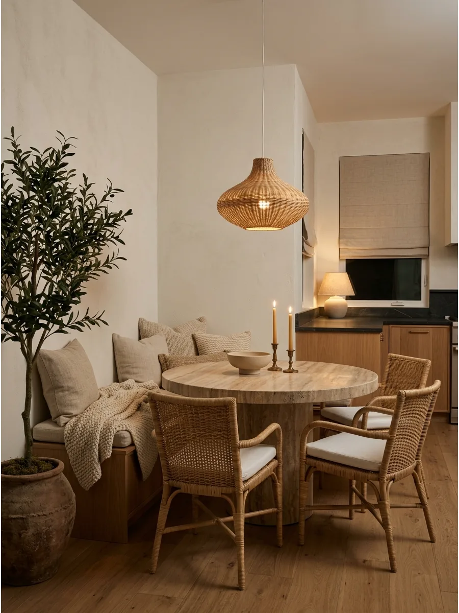 18. Organic Modern Dining Nook