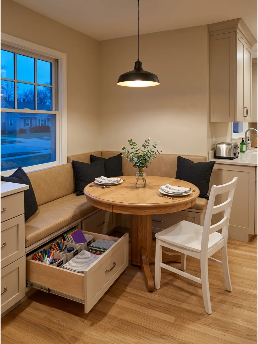 32. Family-Friendly Corner Nook