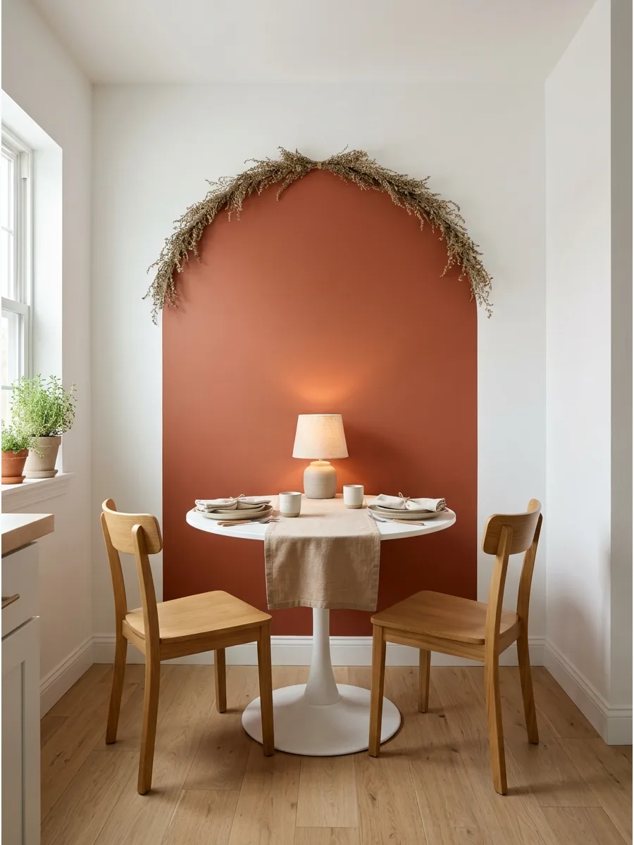38. Arched Wall Dining Nook