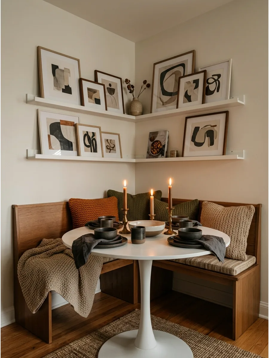 40. Picture Ledge Dining Nook