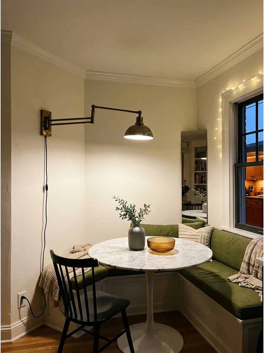 42. Wall Sconce Dining Nook