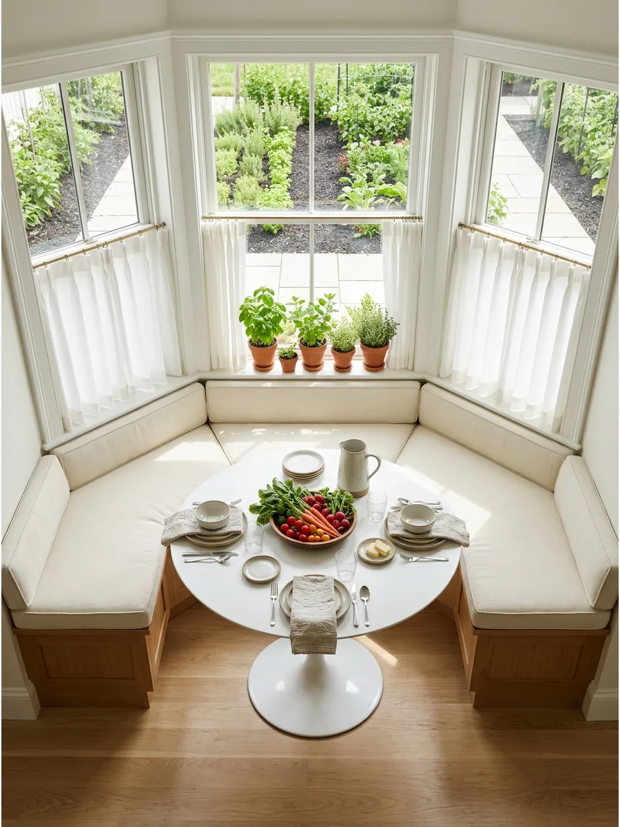 6. Bay Window Corner Nook
