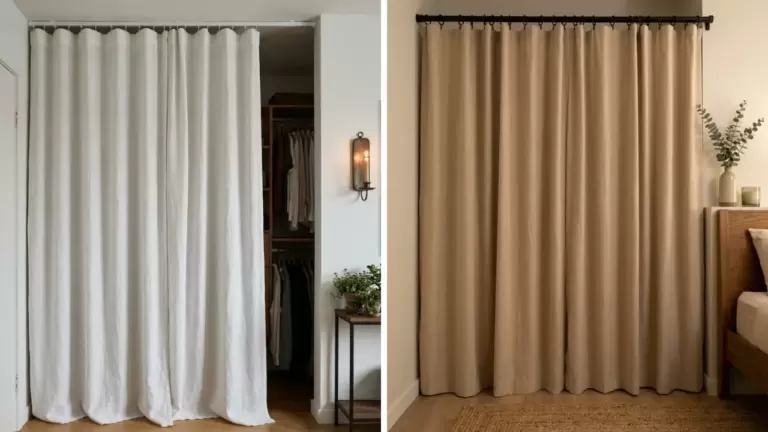 50 Best Curtain Ideas Instead of Closet Doors