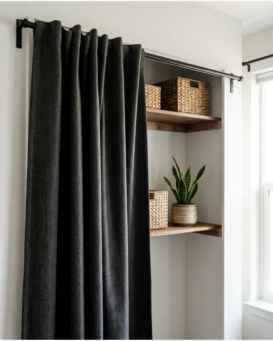 47. Blackout Closet Curtains