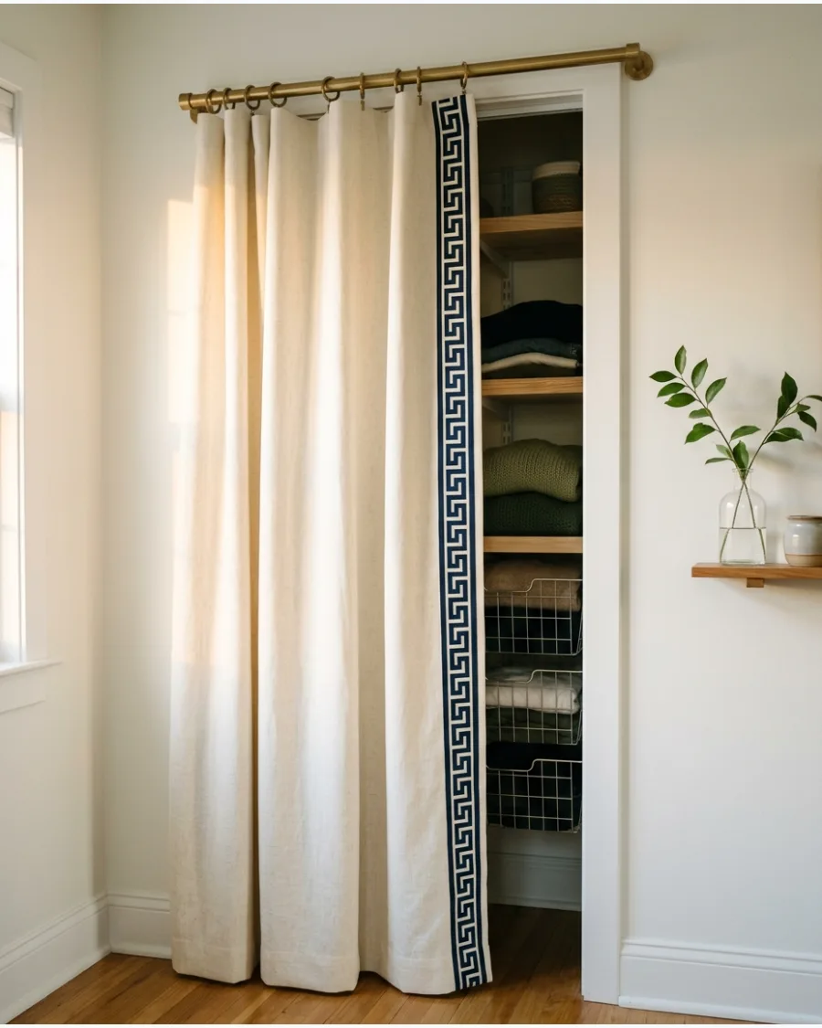 48. Curtains With Decorative Trim