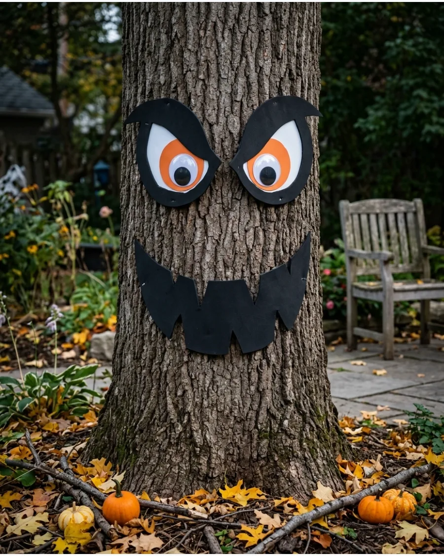22. Haunted Tree Faces