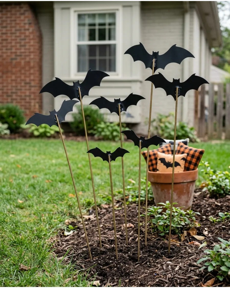 24. Flying Bat Yard Stakes