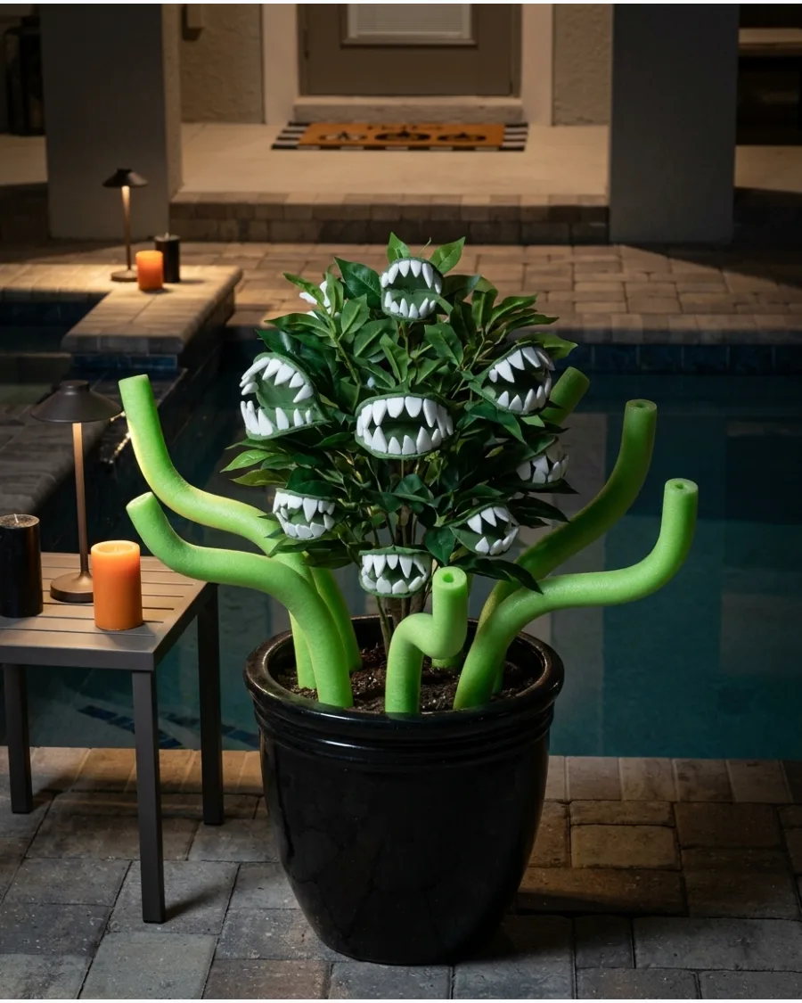 28. DIY Monster Plant