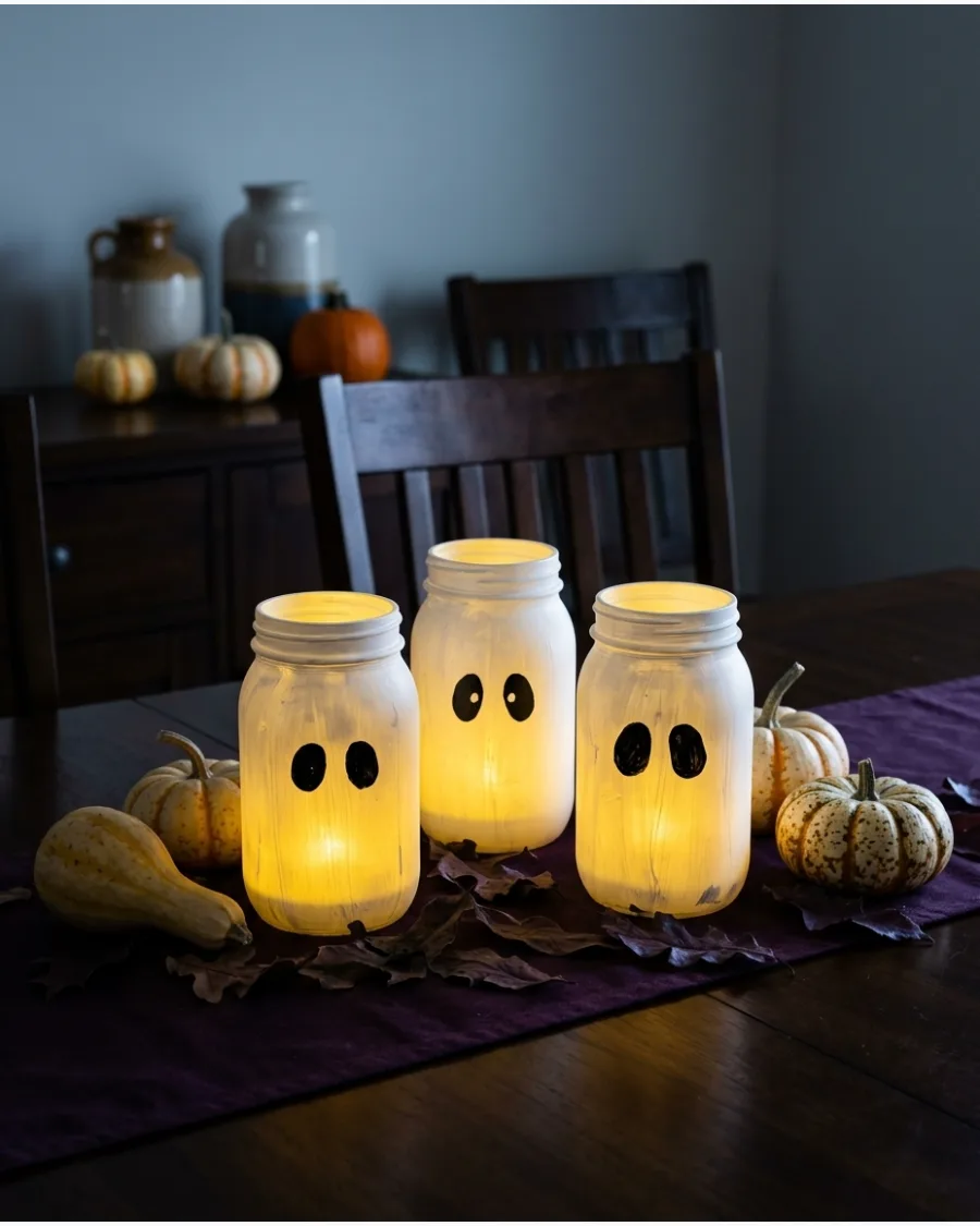 37. Glowing Ghost Jars