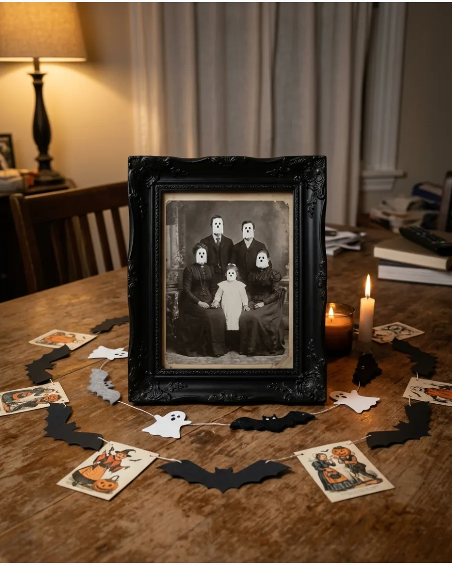 40. Framed Vintage Ghost Portraits