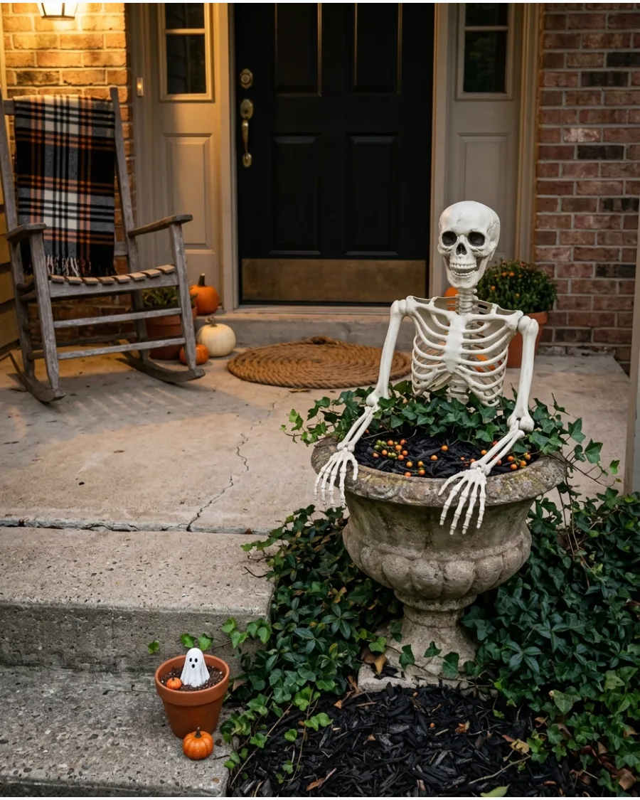 53. Skeleton Planter