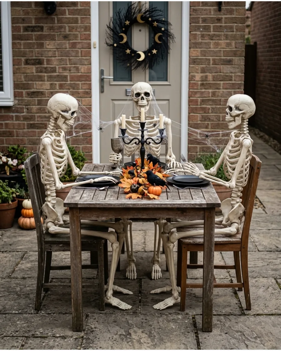 55. Skeleton Dinner Party