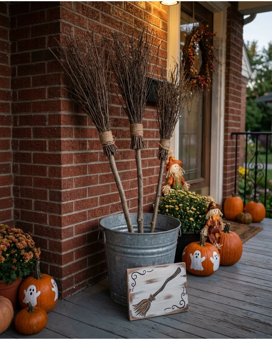 7. Witch Broom Parking Display