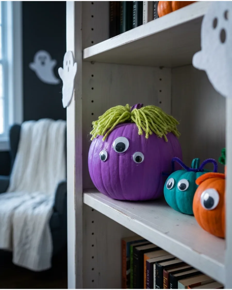 74. Colorful Monster Pumpkins