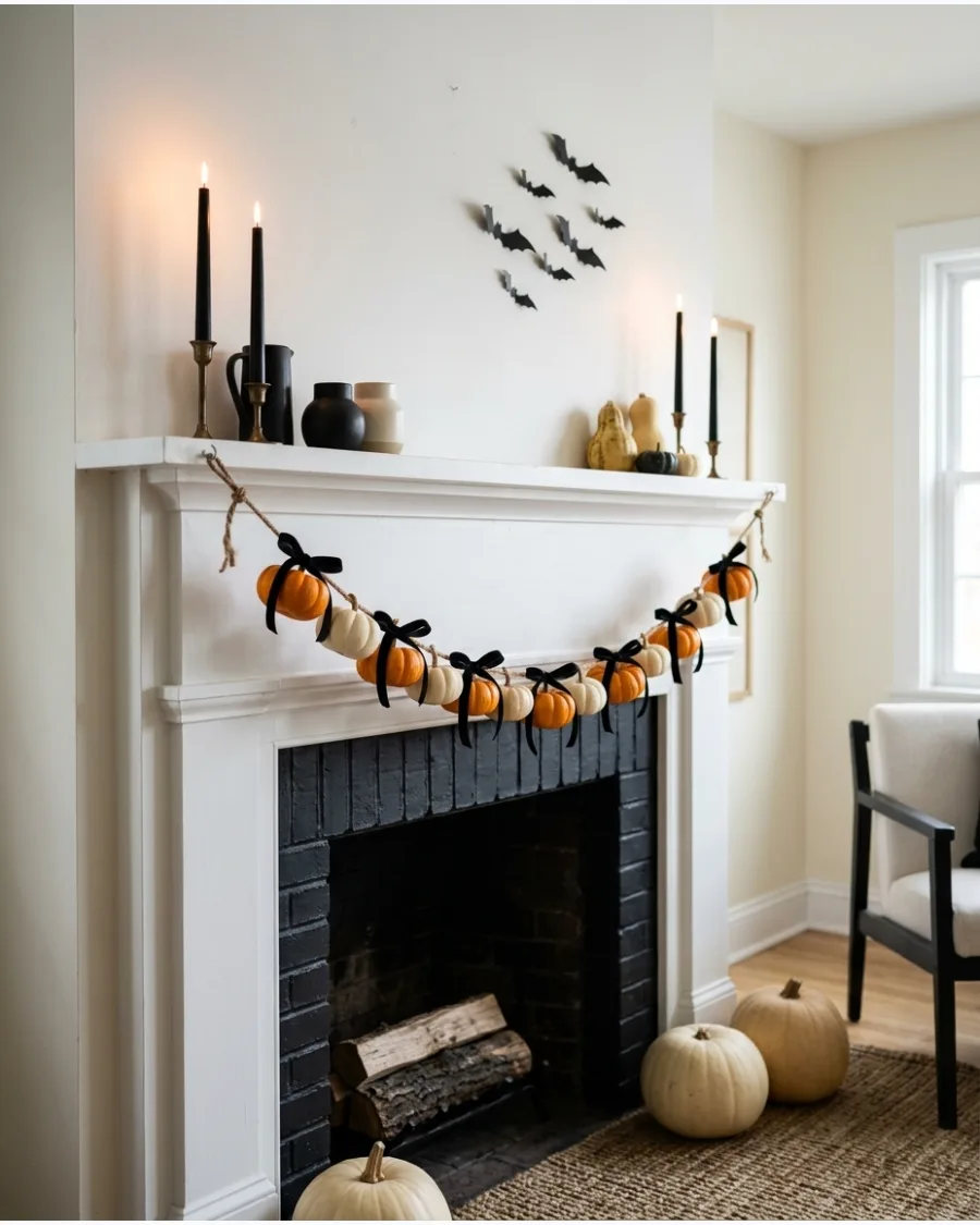 75. Mini Pumpkin Garland