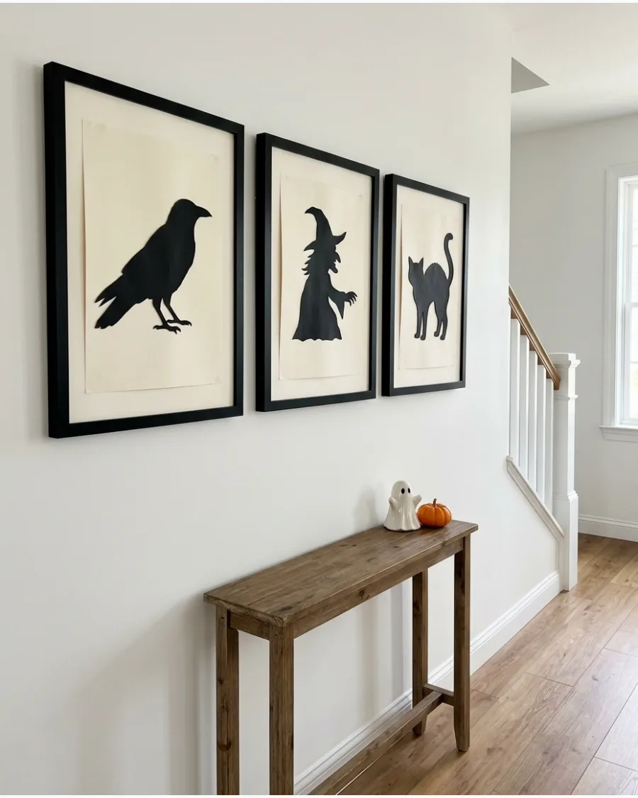 78. Framed Halloween Silhouettes