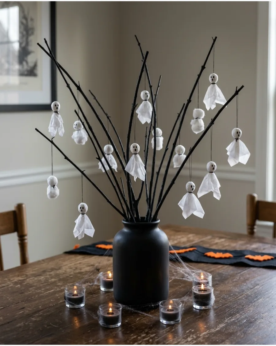 82. Black Branch Centerpiece