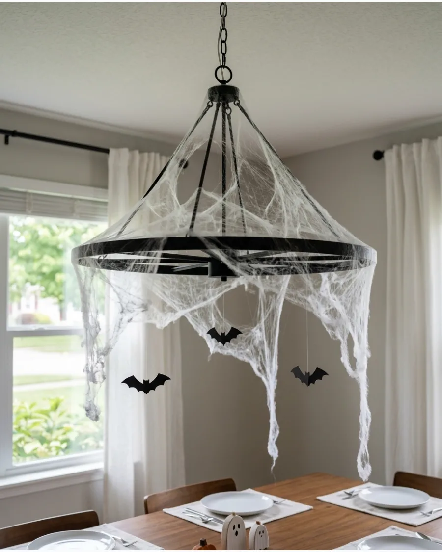 85. Cobweb Chandelier