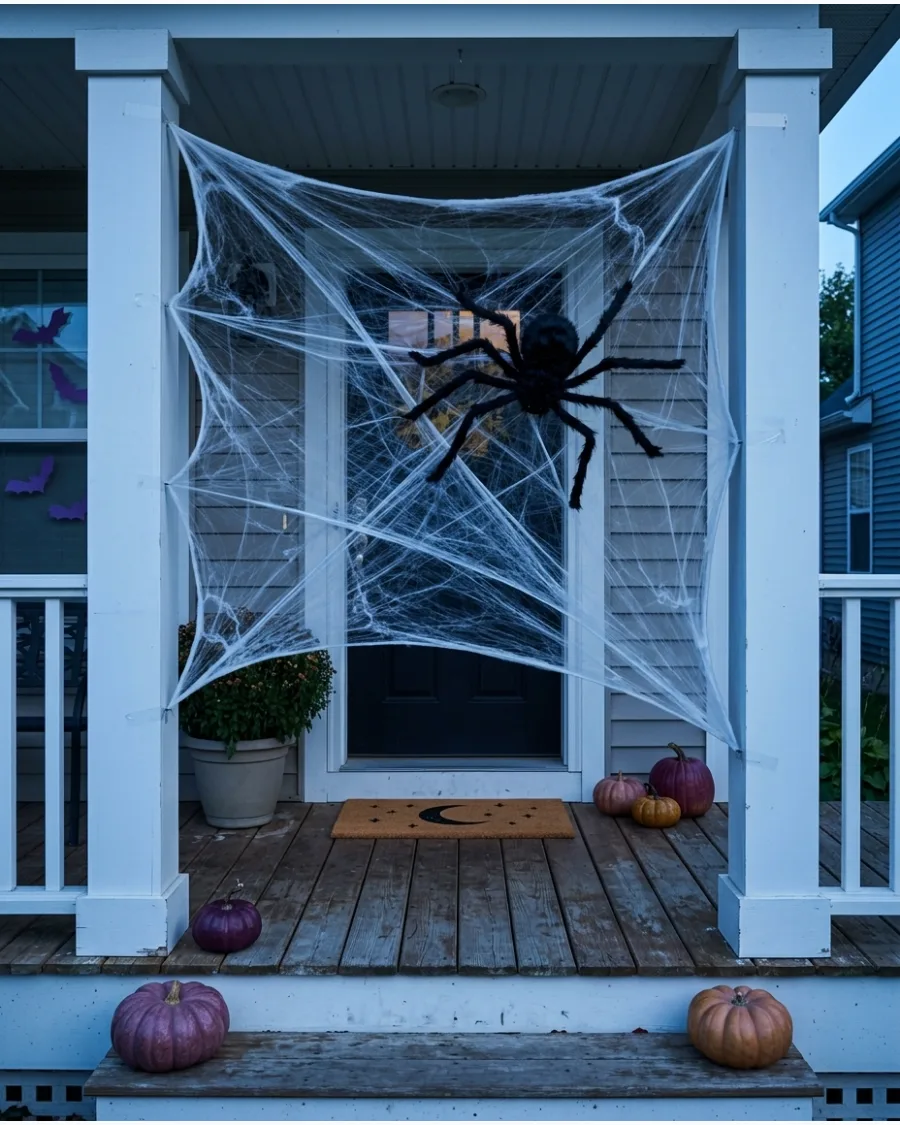 9. Spiderweb Porch Columns
