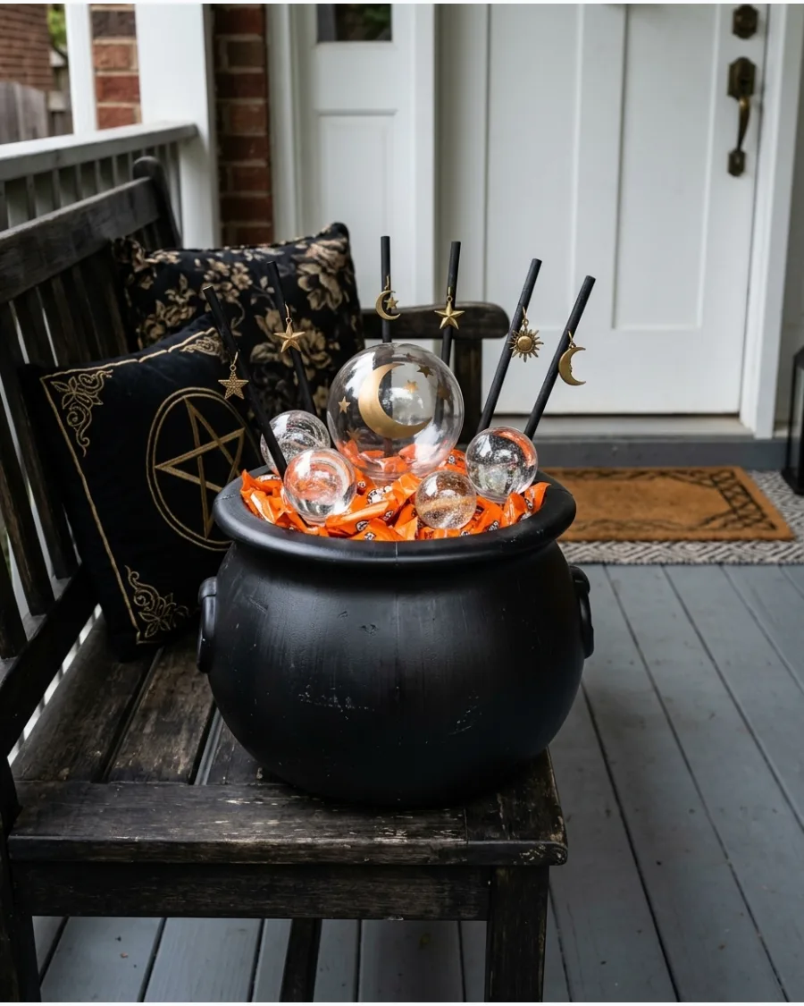 98. Candy Cauldron Display