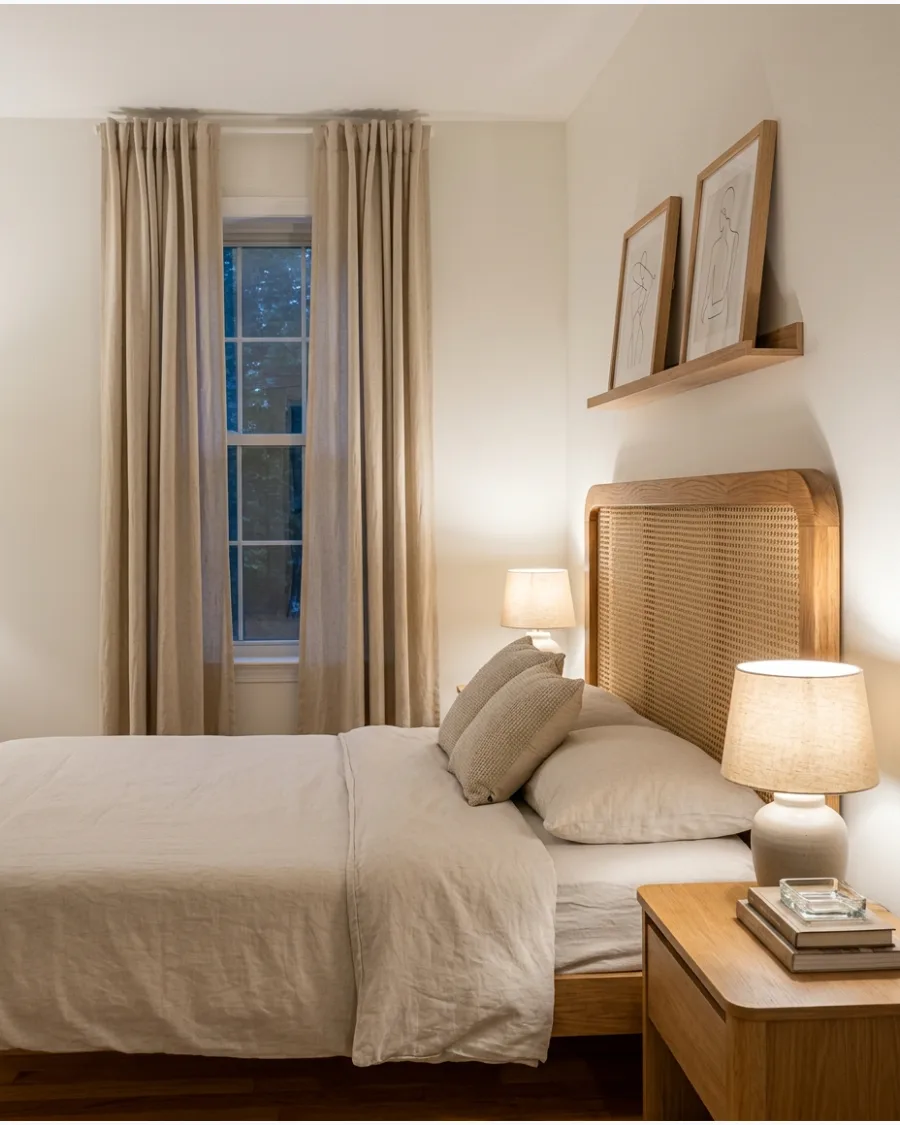 21. Framed Cane Headboard