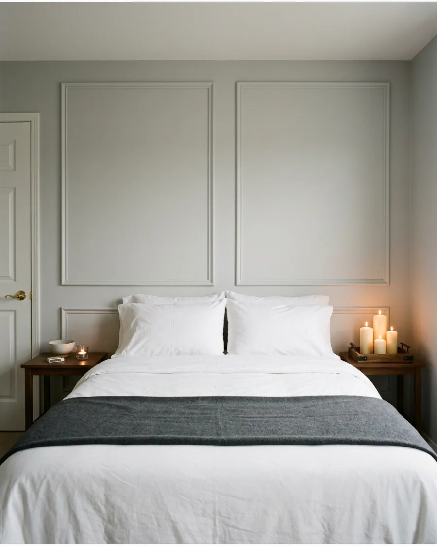 33. Picture-Frame Molding Headboard