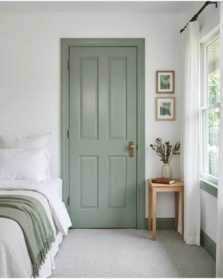 14. Sage Green Door