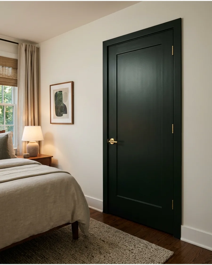 20. Dark Green-Black Door