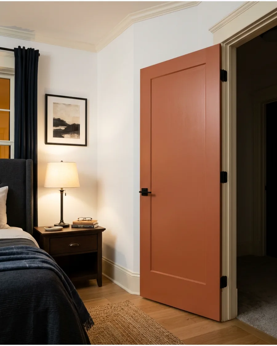 30. Contrasting Door Frame