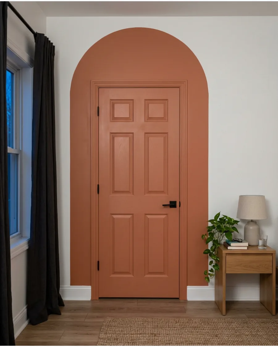 43. Painted Arch Door