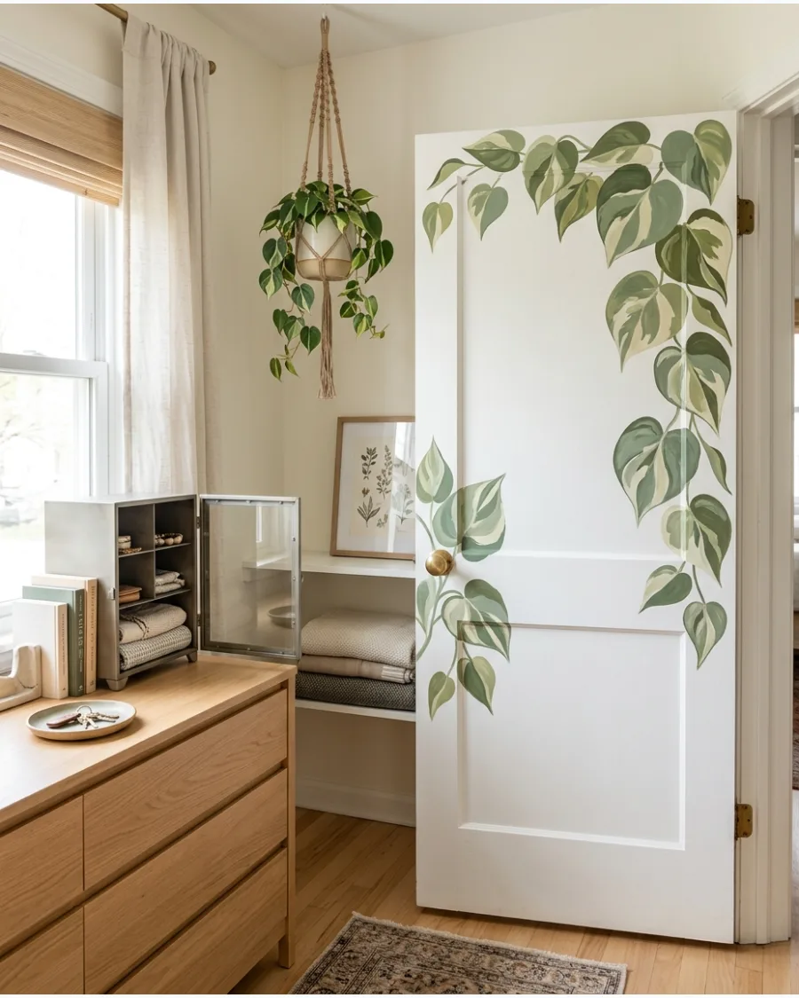 47. Botanical Leaf Door